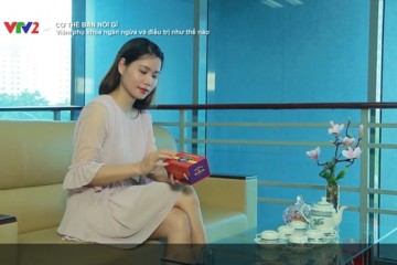 Viên đặt Phụ Khoa Tiêu viêm nữ Hoàng Sơn trên VTV2