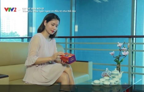 Viên đặt Phụ Khoa Tiêu viêm nữ Hoàng Sơn trên VTV2