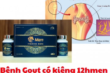 Viên nhai sinh lý nam 12hmen Hoàng Sơn, người bị bệnh gout yếu sinh lý có uống được không