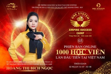Trại huấn luyện đào tạo thay đổi cuộc đời  xây dựng đế chế thành công Empire success Camp Online của công ty Hoàng Sơn