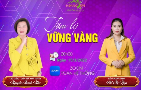 Tâm lý vững vàng - Đào tạo Hoàng Sơn - GD Nguyễn Thành Nho