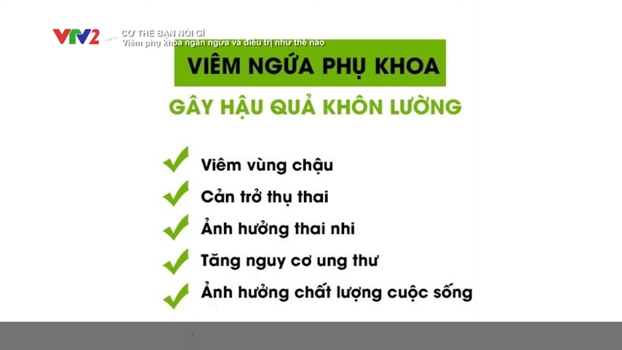 VIÊM NGỨA PHỤ KHOA HẬU QUẢ KHÔN LƯỜNG